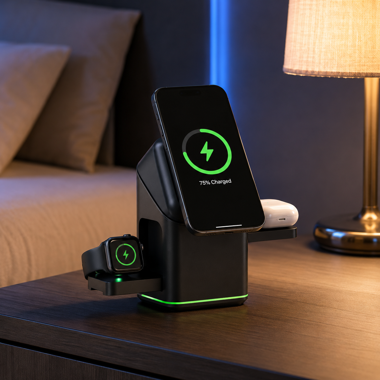 EchoCharge™ 3-in-1 Magnetic Wireless Charger
