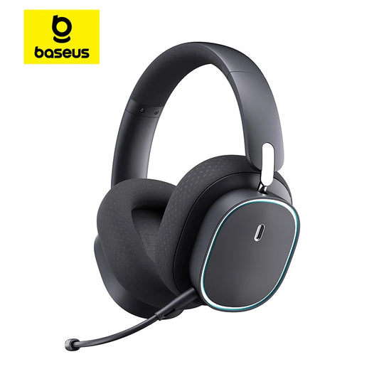 EchoBass™ GH02 Wireless Gaming Headset – Dual-Mode RGB Over-Ear with Mic
