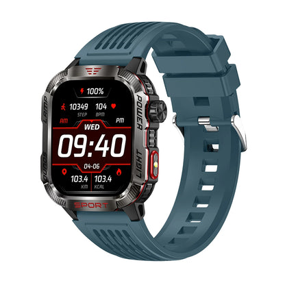 EchoWatch™ Tactical Smartwatch – Outdoor Military GPS & Fitness Companion