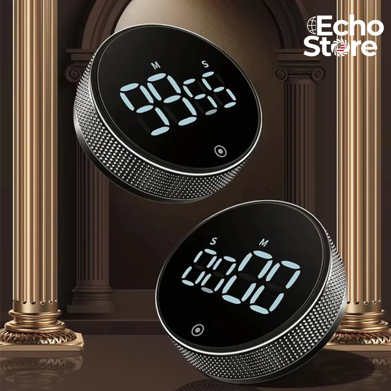 EchoTimer™ Magnetic Digital Kitchen Timer – Sleek Countdown Alarm