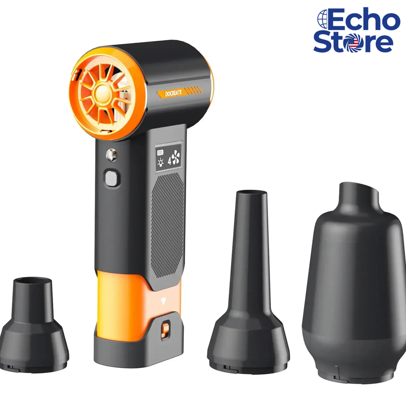 EchoJet™ 130,000RPM Turbo Air Duster – High-Power Brushless Cleaning Blower & Dust Remover