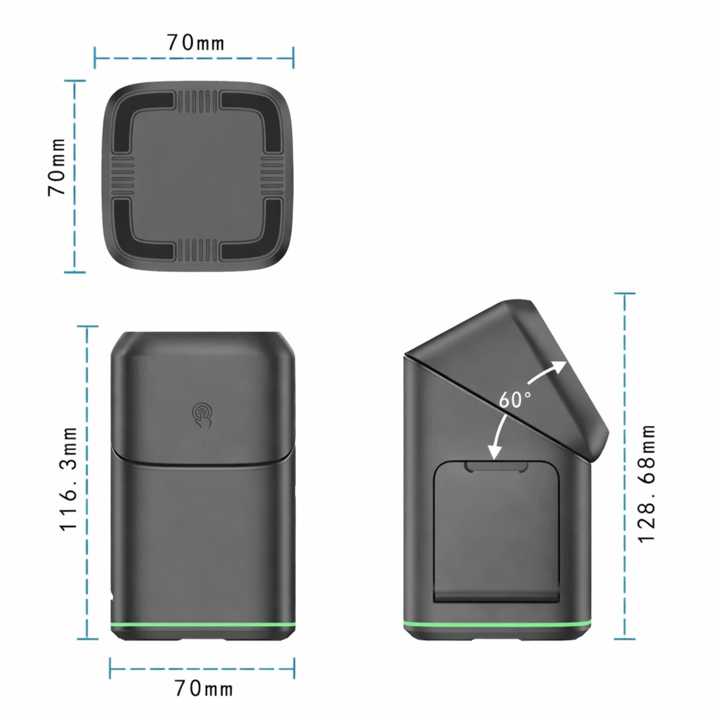 EchoCharge™ 3-in-1 Magnetic Wireless Charger