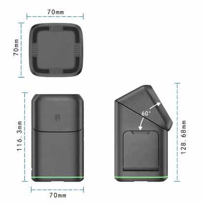 EchoCharge™ 3-in-1 Magnetic Wireless Charger